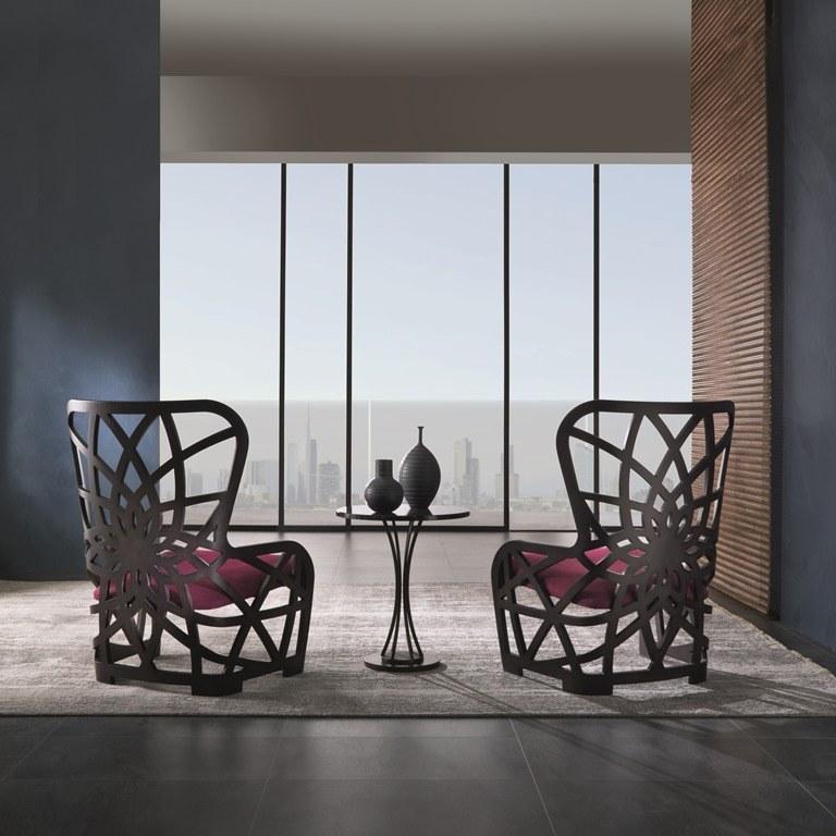 Carpanelli Кресло из дерева с высокой спинкой Optical skin Po70 - Вид №2