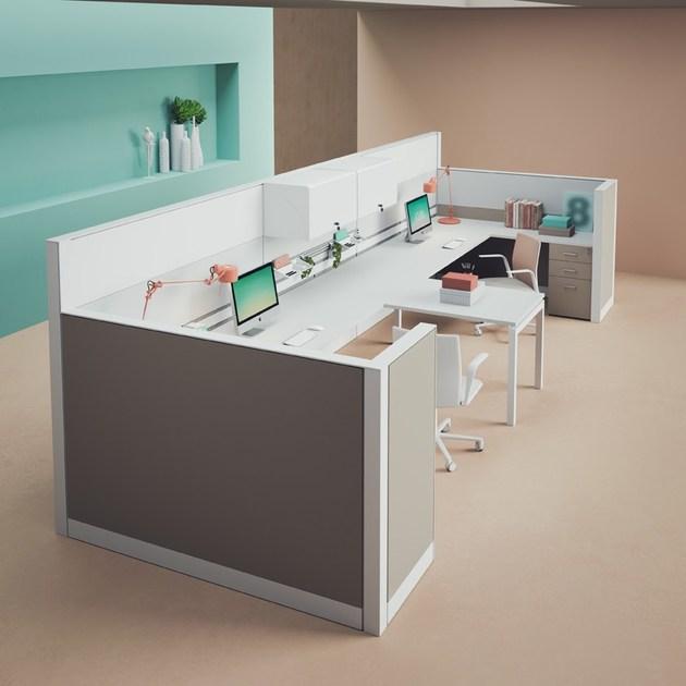 PROF Отдельностоящая модульная офисная перегородка из дерева Openwall sun-id-1512114 - Вид №9