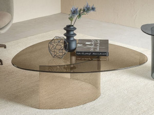 Хрустальный низкий журнальный столик