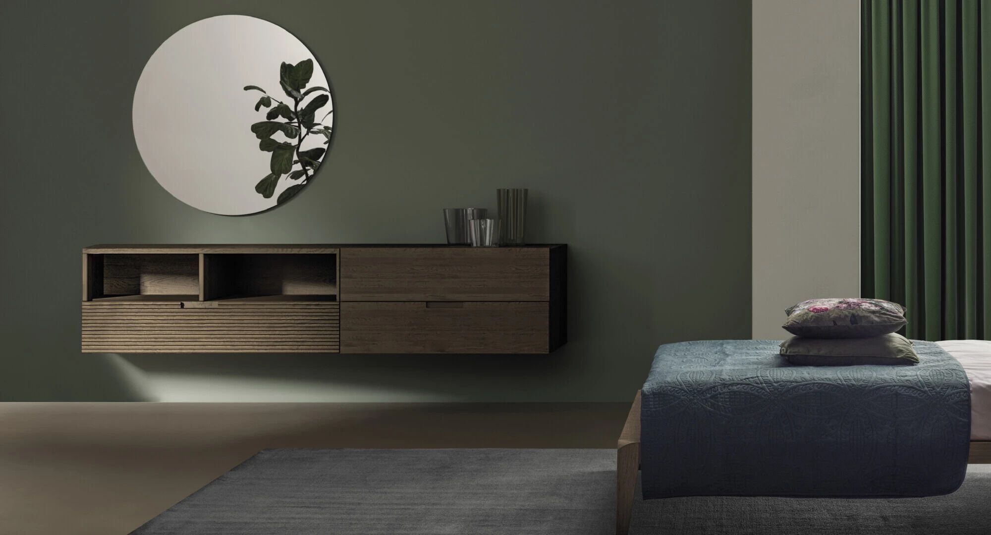 Деревянный модульный подвесной комод Devina Nais Ноль.16 ARCH-00013399 - Вид №1