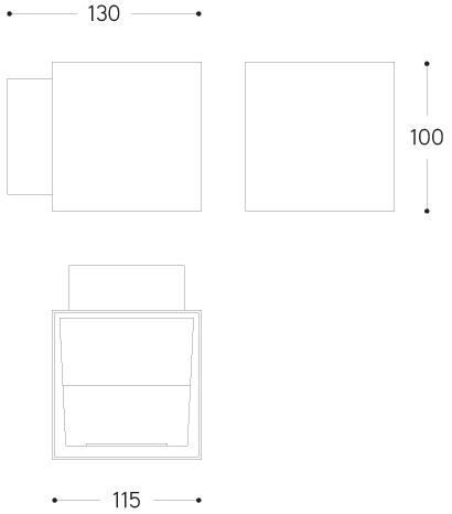 Aldo Bernardi Настенный светильник из латуни Cubetto sun-id-1478693 - Вид №3
