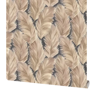 Обои флизелиновые Ornamy Magic черные 1.06 м OR8037-12