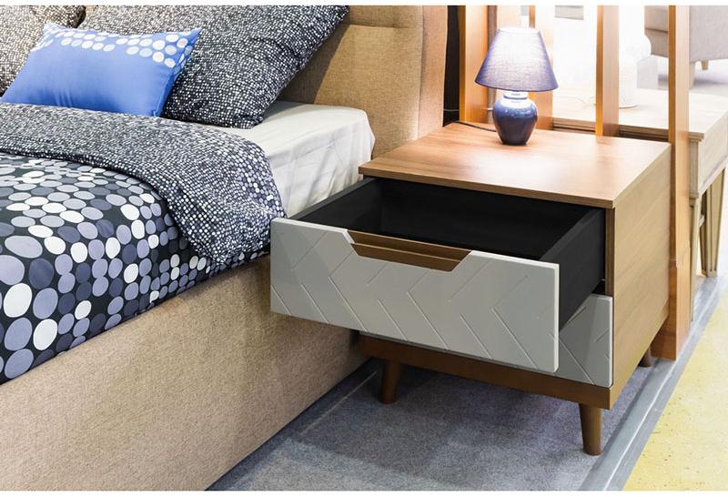 1396 Тумба прикроватная Сканди Грей R-HOME 4009268h_Грей - Вид №3