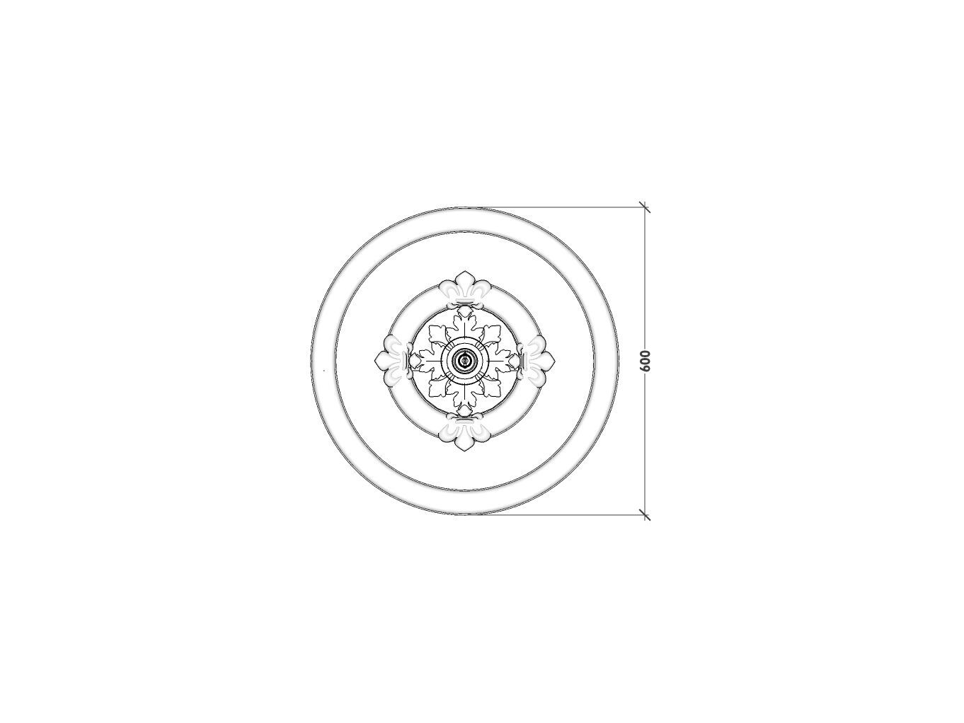 Настенный светильник ручной работы из гипса RADAR INTERIOR Haussman ARCH-00128004 - Вид №6