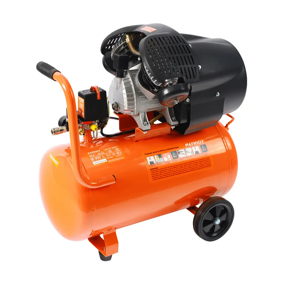 Масляный компрессор Patriot LRM 50-356CV - профессиональное решение для пневмоинструментов 81946433 STLM-0014423