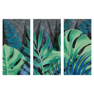 Картина на МДФ Листья 30x60 см 3 шт 85336851 STLM-2064760