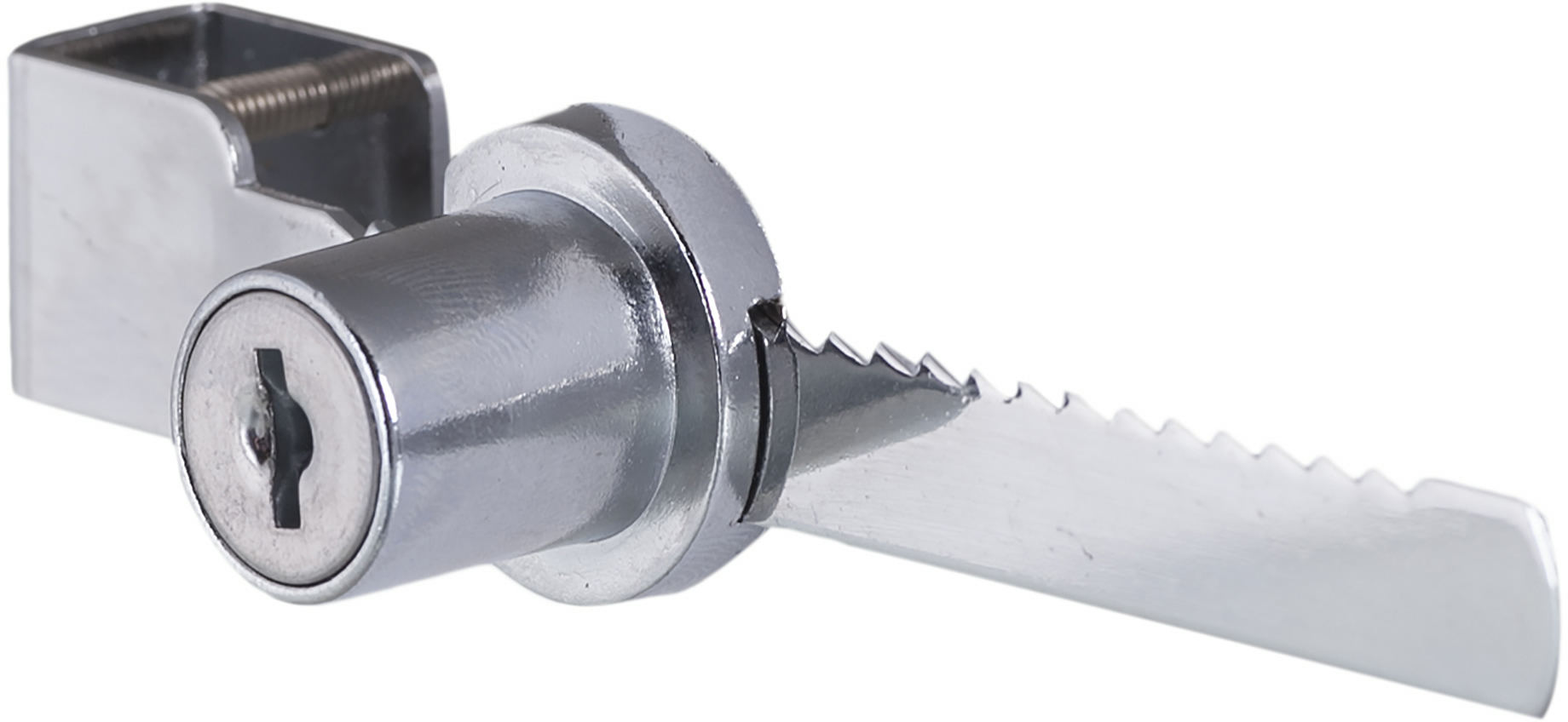 12221812 Замок мебельный накладной Z518CP.3 для раздвижных стеклянных дверей 120 мм металл цвет хром STLM-0001833 Santreyd