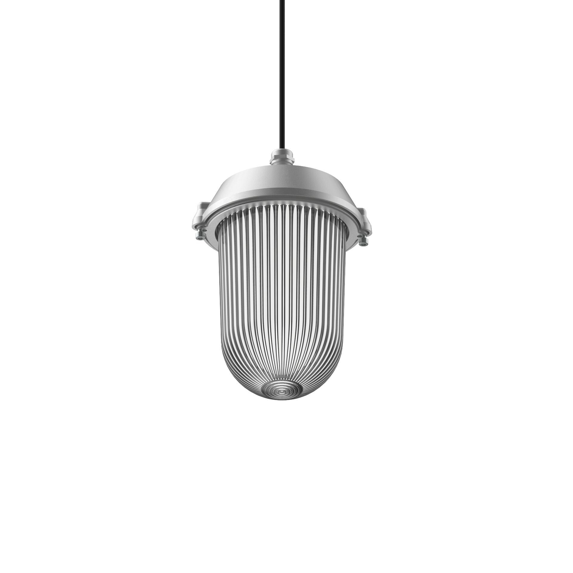 Натуральный алюминиевый подвесной светильник Genuit Silver ARCH-00112659 - Вид №15