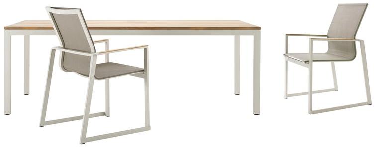 solpuri Прямоугольный садовый стол из тика Classic alu sun-id-1368909 - Вид №13