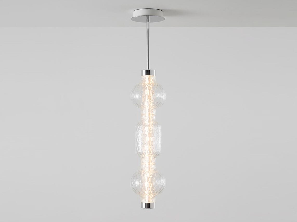 Стеклянный светодиодный подвесной светильник Artemide ALAMBICCO VERTICAL ARCH-00121855