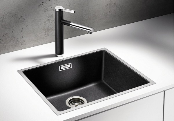 524107 Кухонная мойка Blanco Subline 500-IF aнтрацит  Blanco Subline Антрацит - Вид №1
