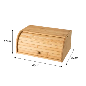 Хлебница 40x27x16.8 см бамбук цвет бежевый