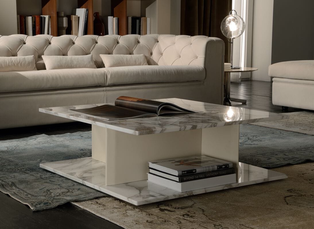 Квадратный мраморный журнальный столик с отсеком для хранения i 4 Mariani PARK ARCH-00028075 - Вид №4