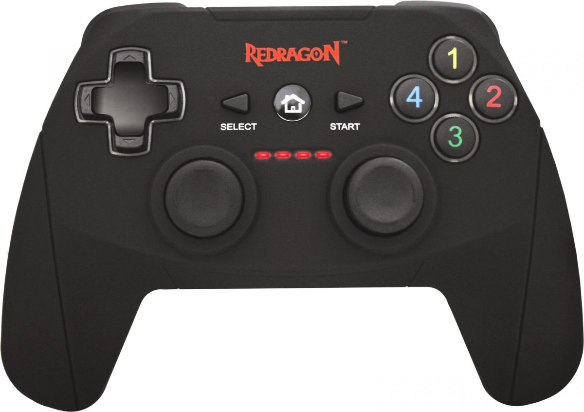 64230 беспроводной геймпад harrow usb xinput-ps3, радио, li-ion Redragon Santreyd  - Вид №1