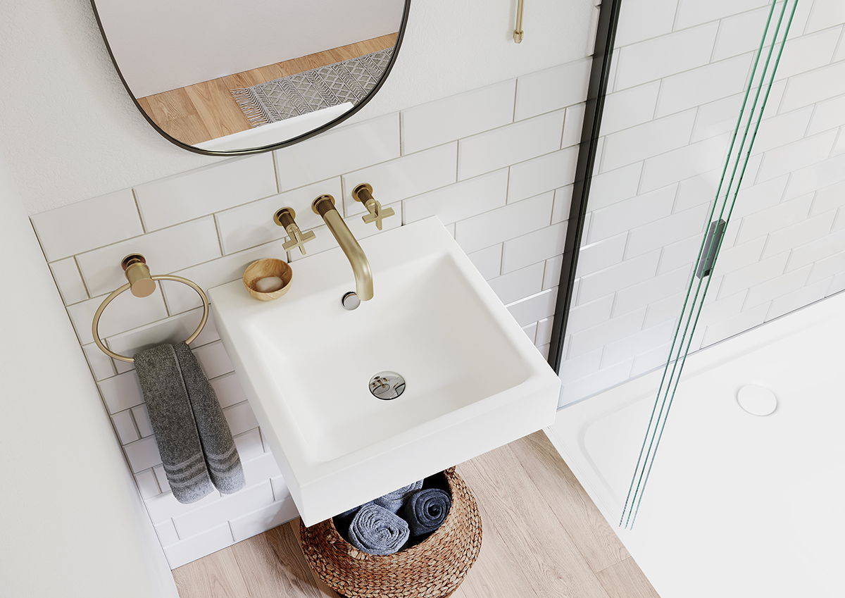 Умывальник KALDEWEI Сталь эмалированная 3163 1 альпийский белый 316333191 - Вид №6