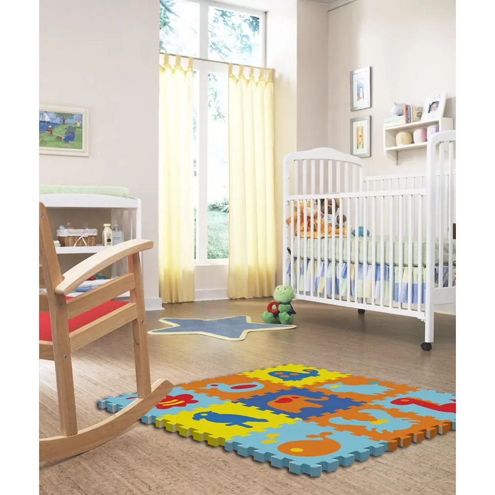 Пол мягкий «Животные 4», 30х30 см, 9 штук в упаковке 81966388 STLM-2184650 Santreyd  - Вид №4