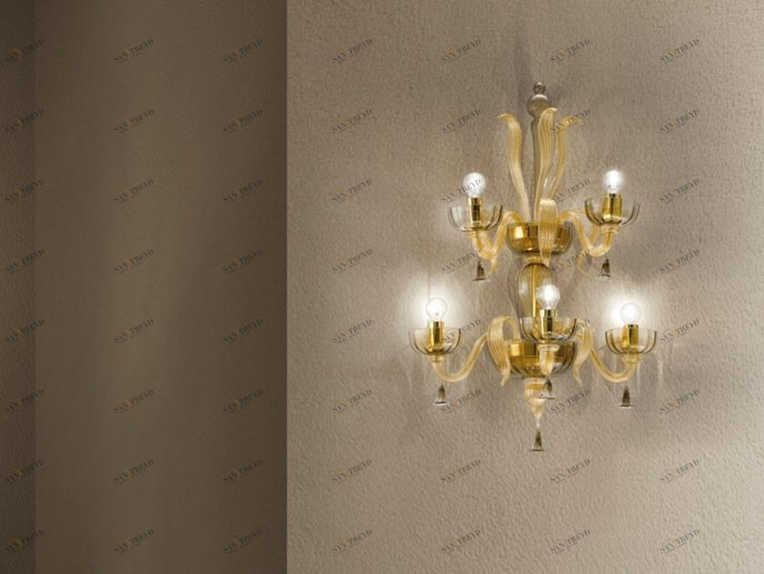 Sylcom Настенный светильник из стекла Foscari 1524