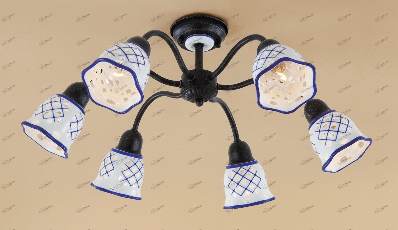 Потолочная люстра Citilux Ажур CL534161 CITILUX АЖУР 182781 Синий 