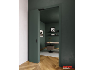 Деревянная книжная дверь