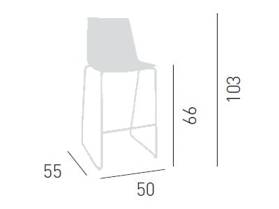 Мягкий табурет для салазок GABER Akami ARCH-00110174 - Вид №1
