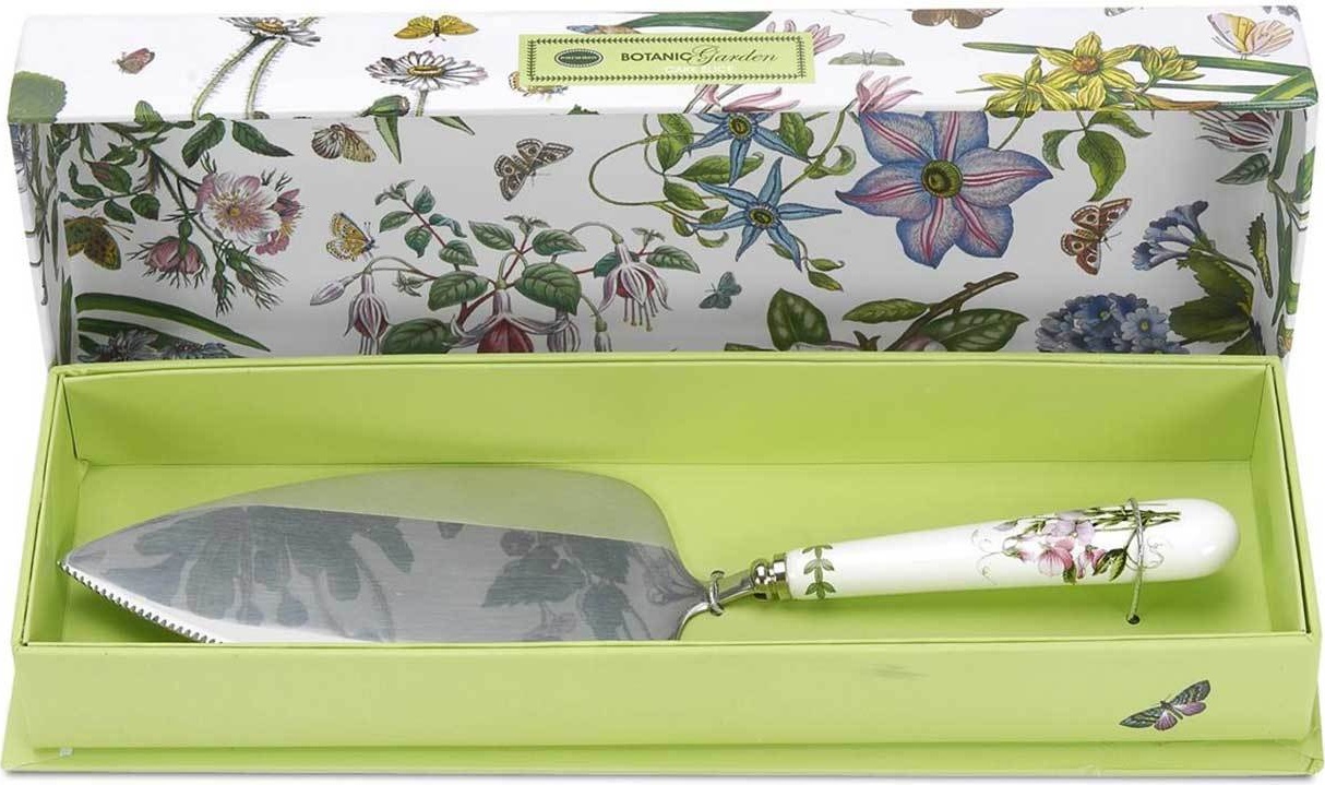 10568486 Portmeirion Лопатка для торта Portmeirion Ботанический сад.Душистый горошек 25см, сталь нержавеющая, п/к Сталь нержавеющая 