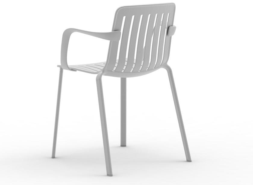 Magis Садовый стул из литого алюминия с подлокотниками sun-id-1425444 - Вид №1