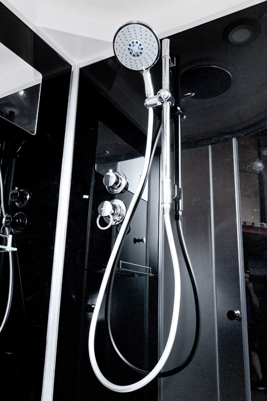 D90S Душевая кабина DETO Серия D B09S+ эл. BLACK - Вид №2