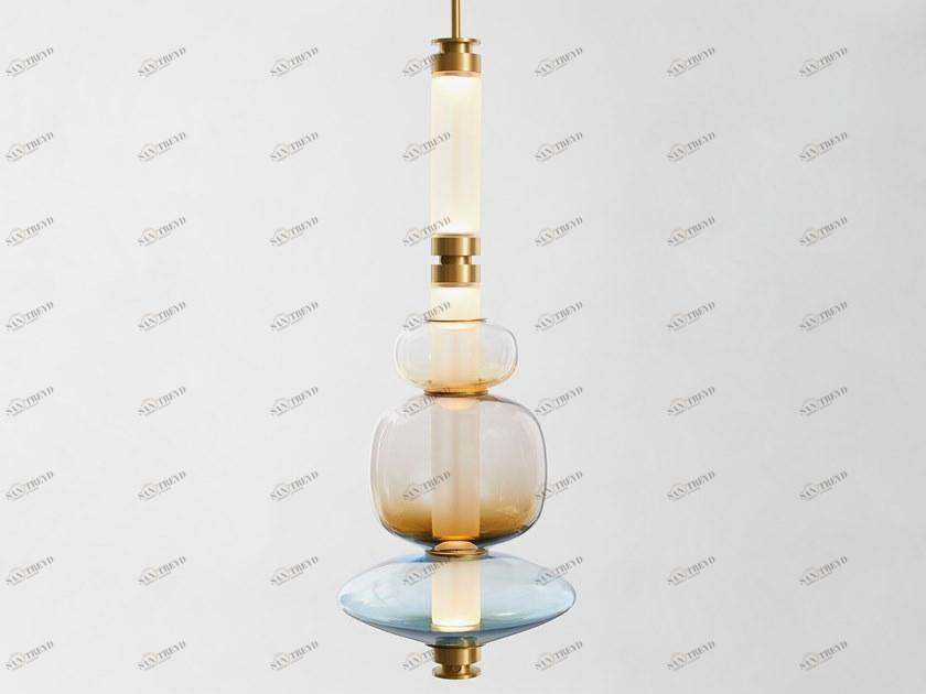 GABRIEL SCOTT Подвесной светильник из дутого стекла Luna sun-id-1385408