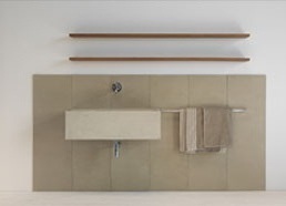 6443 Подвесная раковина настенная овальная Moab80  белая  - Вид №1