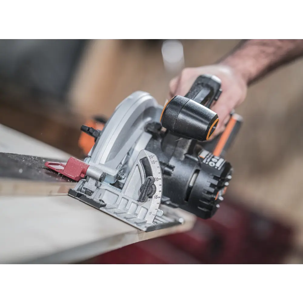 Циркулярная пила аккумуляторная Worx WX530, 165 мм, 20 В Li-ion 2 Ач STLM-2018113 - Вид №8