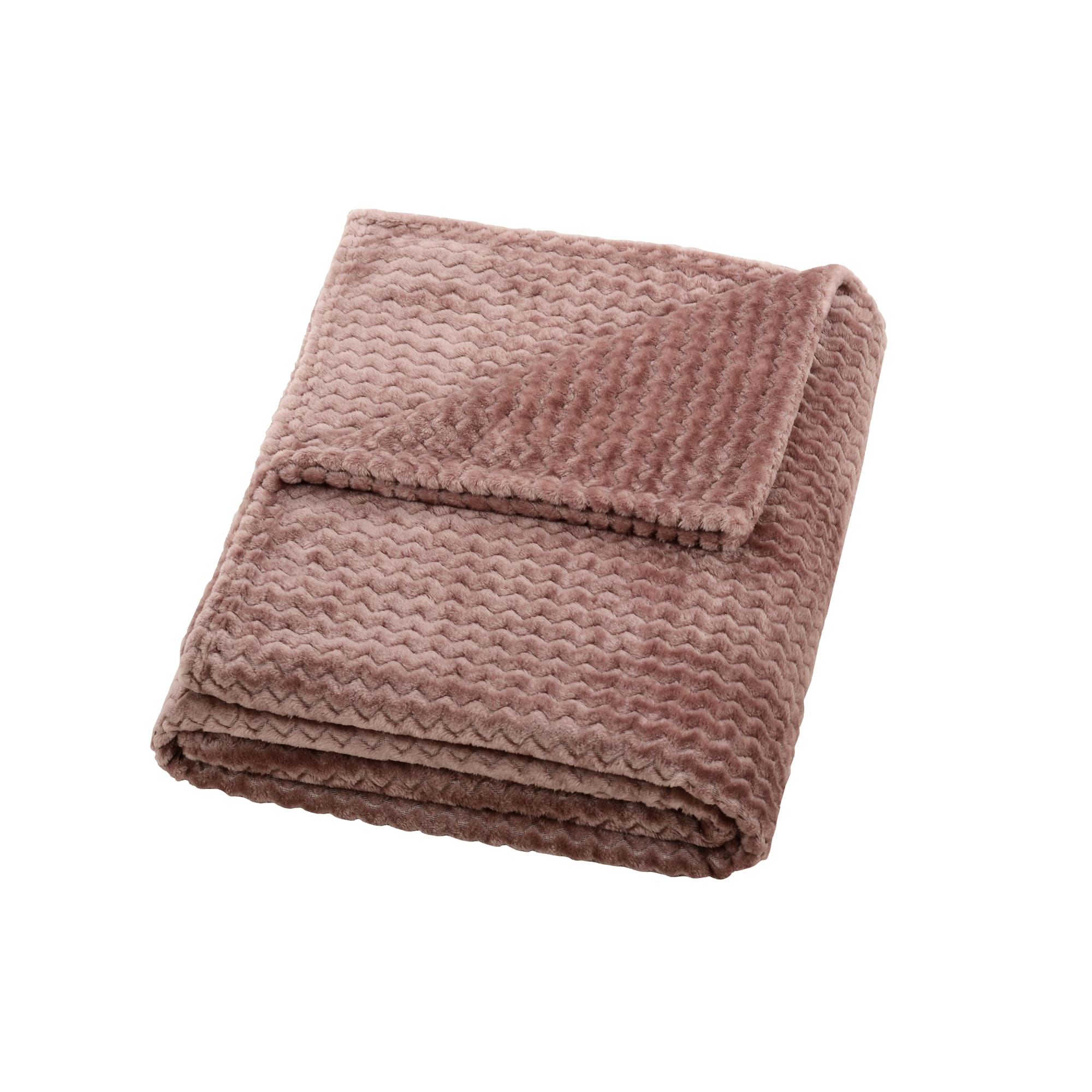 82391615 Плед «Велсофт», 150x200 см, полиэстер, цвет сливовый Santreyd  - Вид №2