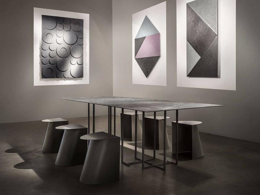 da a Прямоугольный обеденный стол из металла Urushi sun-id-1486174 - Вид №1