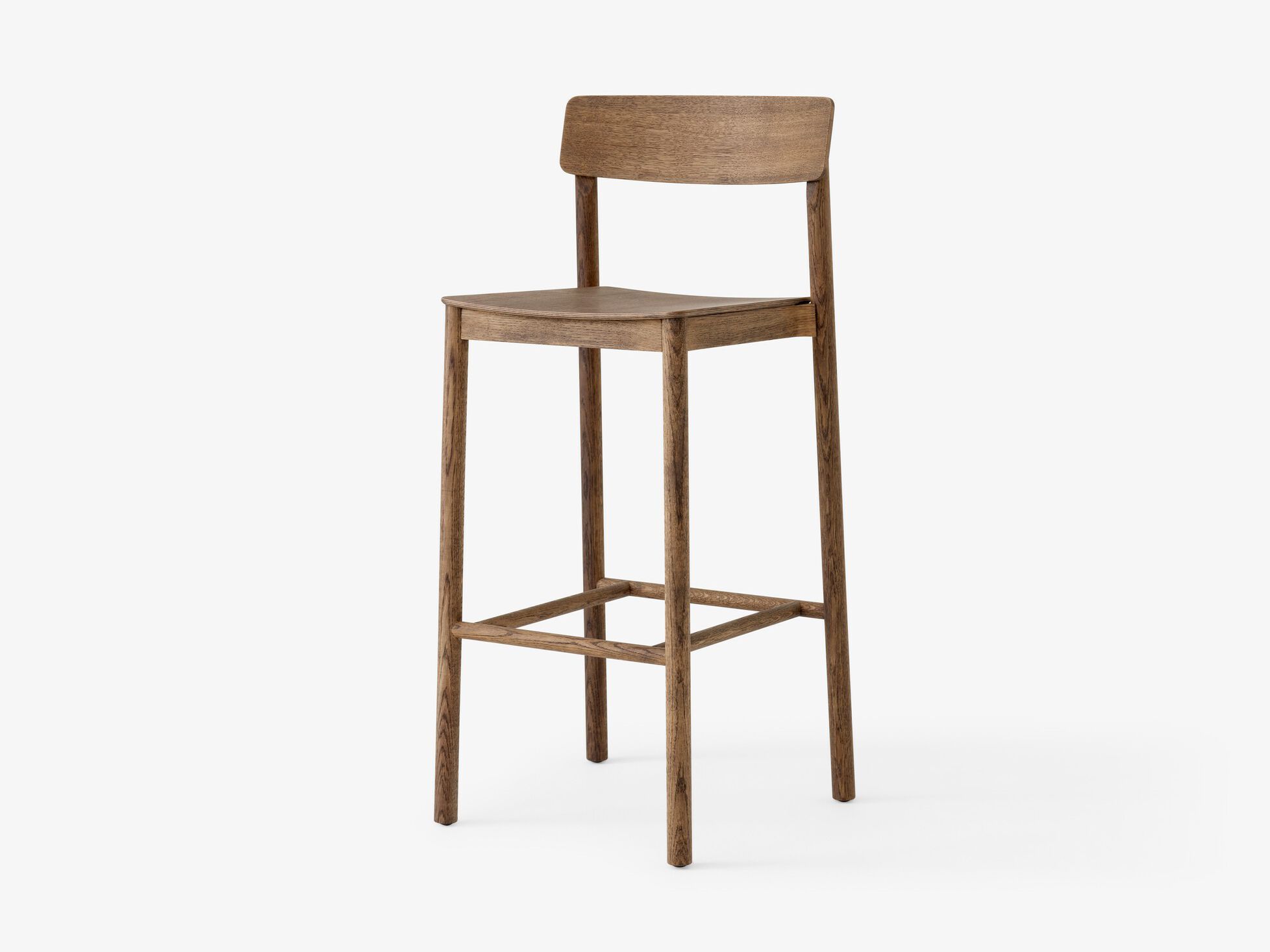 Твердый деревянный барный стул с подставкой для ног &Tradition Betty ARCH-00022660 - Вид №2