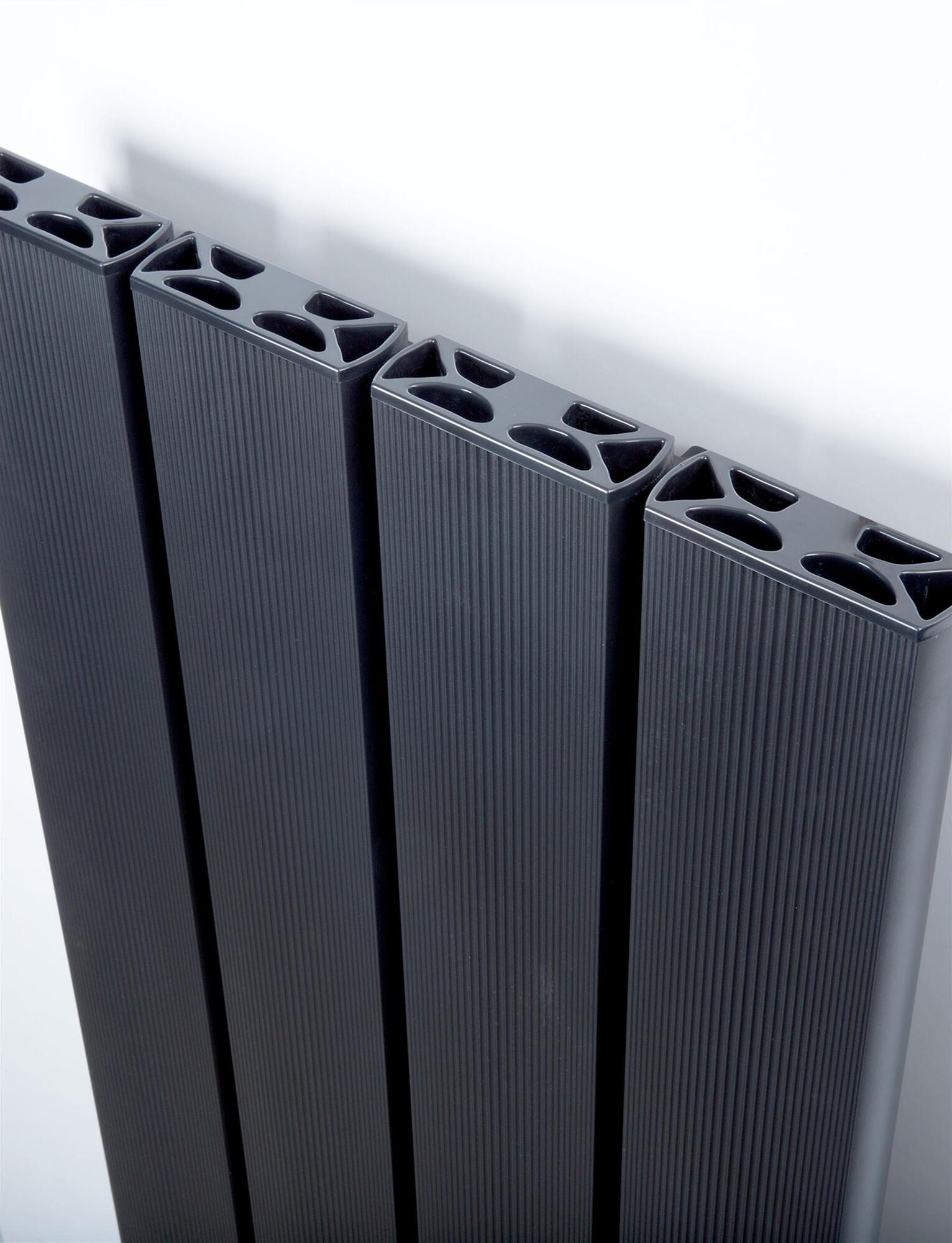 Радиатор Hammam MIMOSA Aluminium radiator комбинированный; электрический или водяной Алюминий  - Вид №24