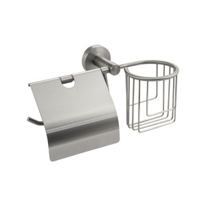 GFmark - Держатель освежителя воздуха и туалетной бумаги с экраном, из нержавеющей стали, код: 80244