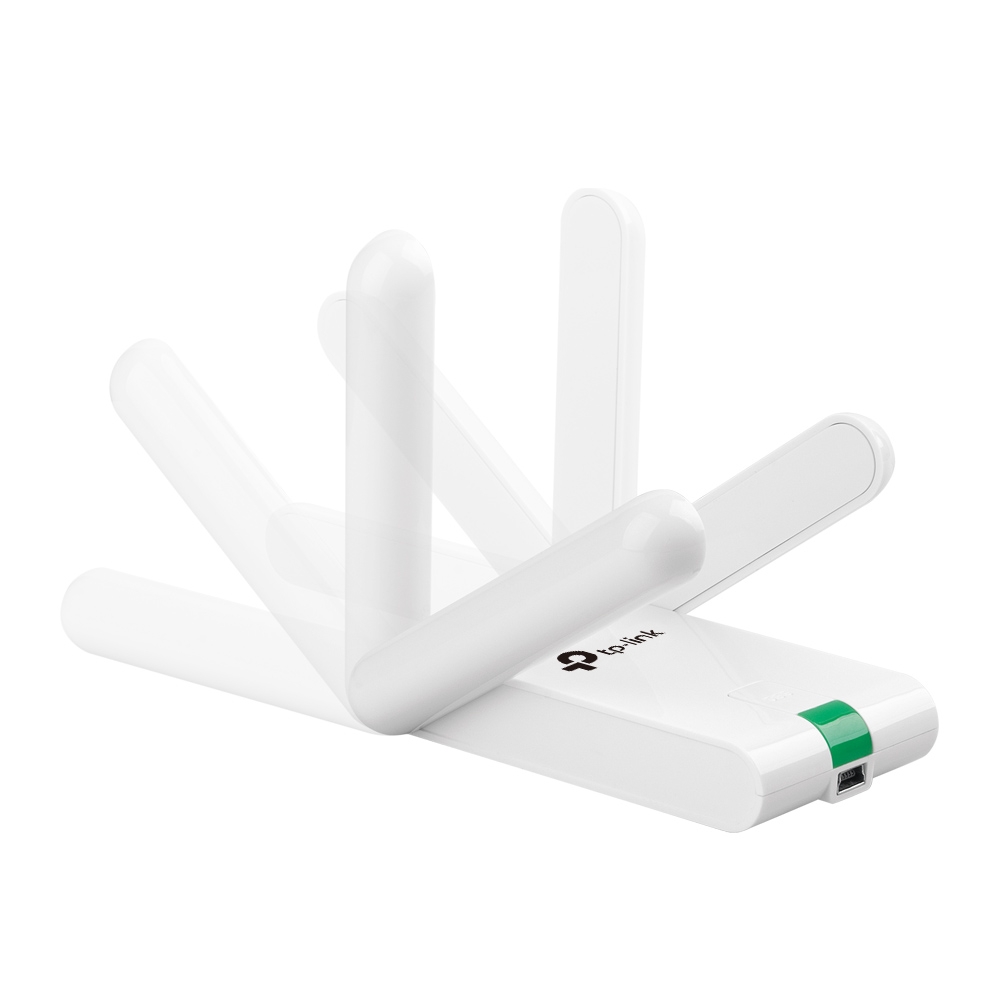 TL-WN822N 300mbps high gain wireless n usb adapter, atheros, 2t2r, 2.4ghz, elegant desktop housing, usb extension cable, 2 fixed antennas TP-Link Santreyd  - Вид №2