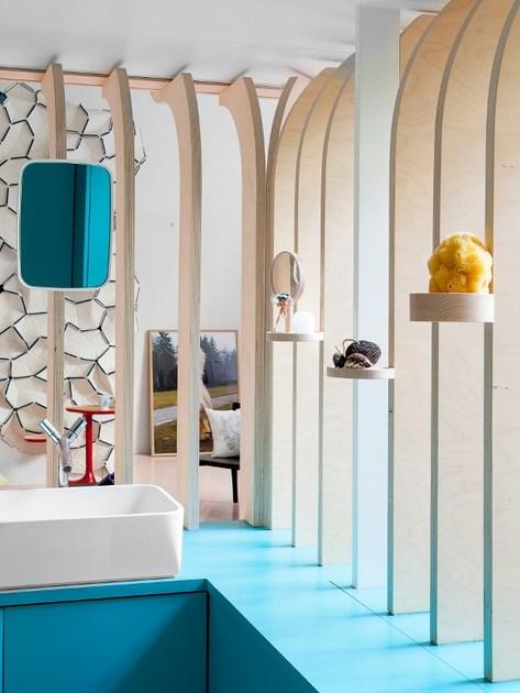 Moustache Зеркало / полка из бука sun-id-1396990 - Вид №6