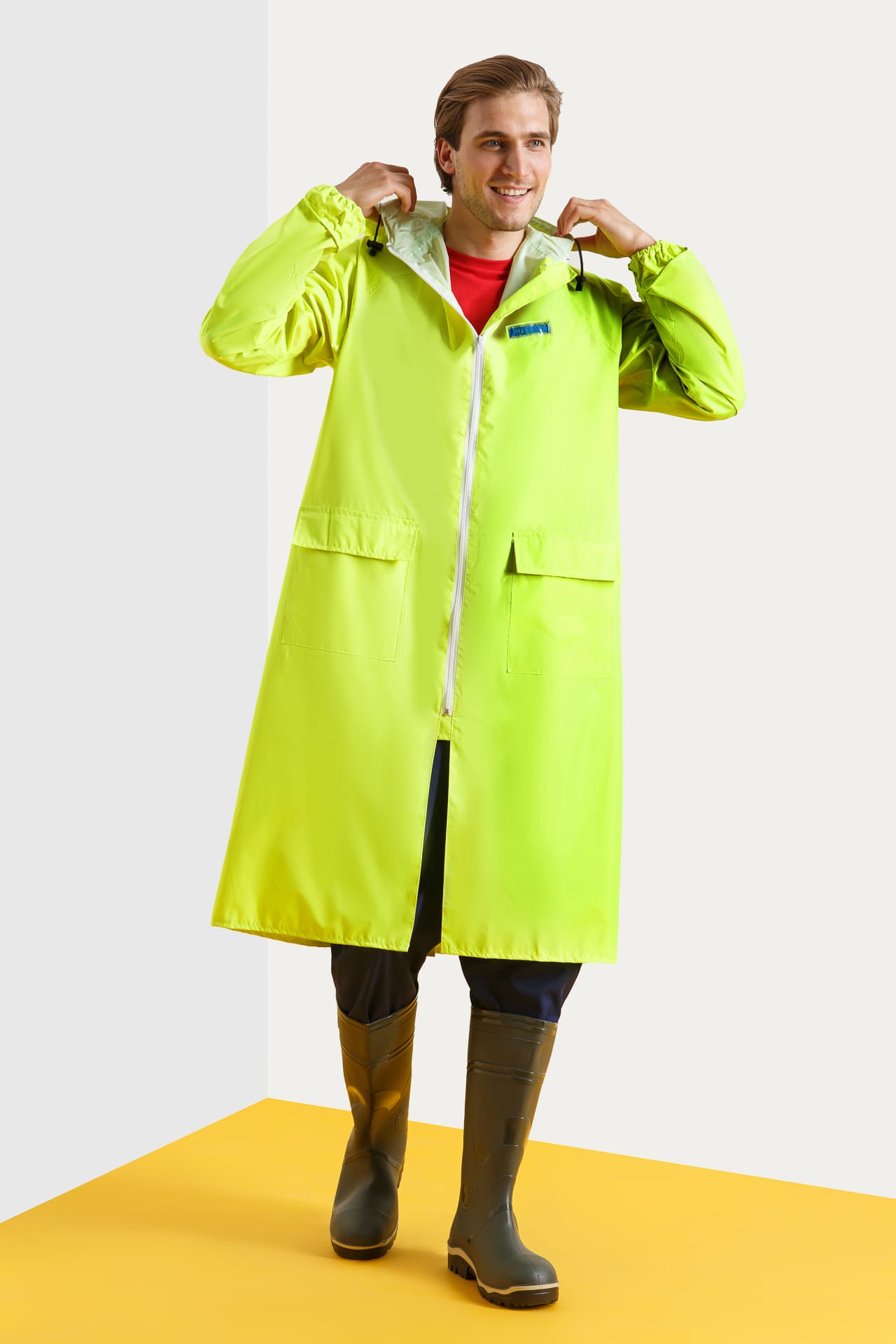 4958071 Плащ влагозащитный " WPL" лимонный POSEIDON  Непромокаемая спецодежда  размер 44-46  - Вид №2