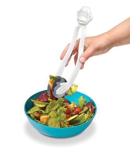 Щипцы для салата 26 см белые Ting Ting Tongs FRED&FRIENDS ДИЗАЙНЕРСКИЕ 00-3871429 Белый  - Вид №2