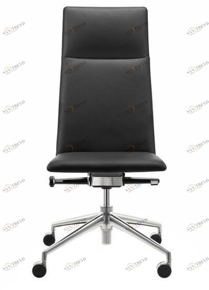 Brunner Поворотное кожаное кресло руководителя с 4-мя спицами и колесами Fina sun-id-1479969