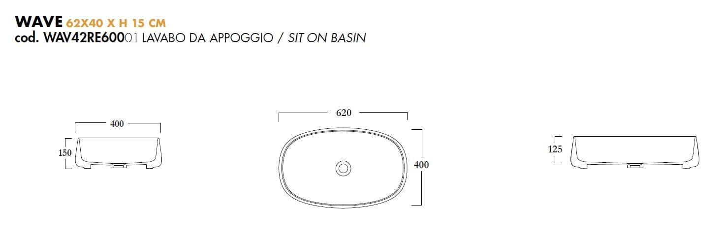 Керамическая столешница Olympia Ceramica WAVE ARCH-00022315 - Вид №8