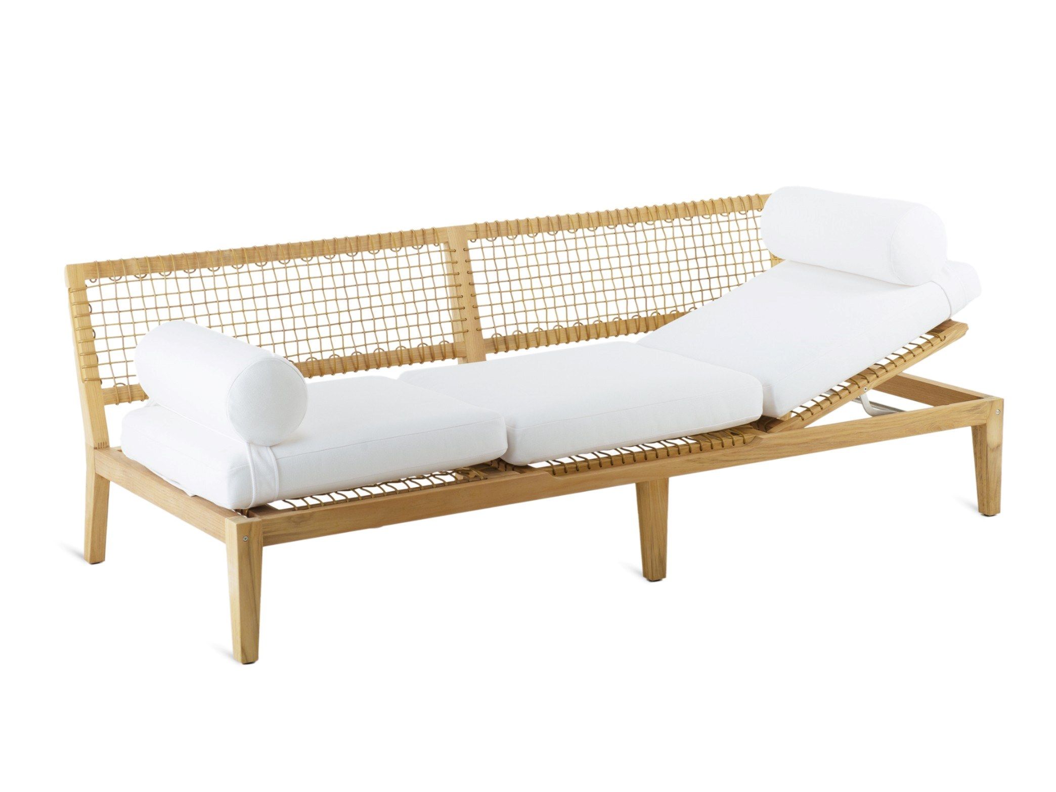 Садовый диван / Садовая кровать из тикового дерева Unopiù Synthesis ARCH-00081528 - Вид №1