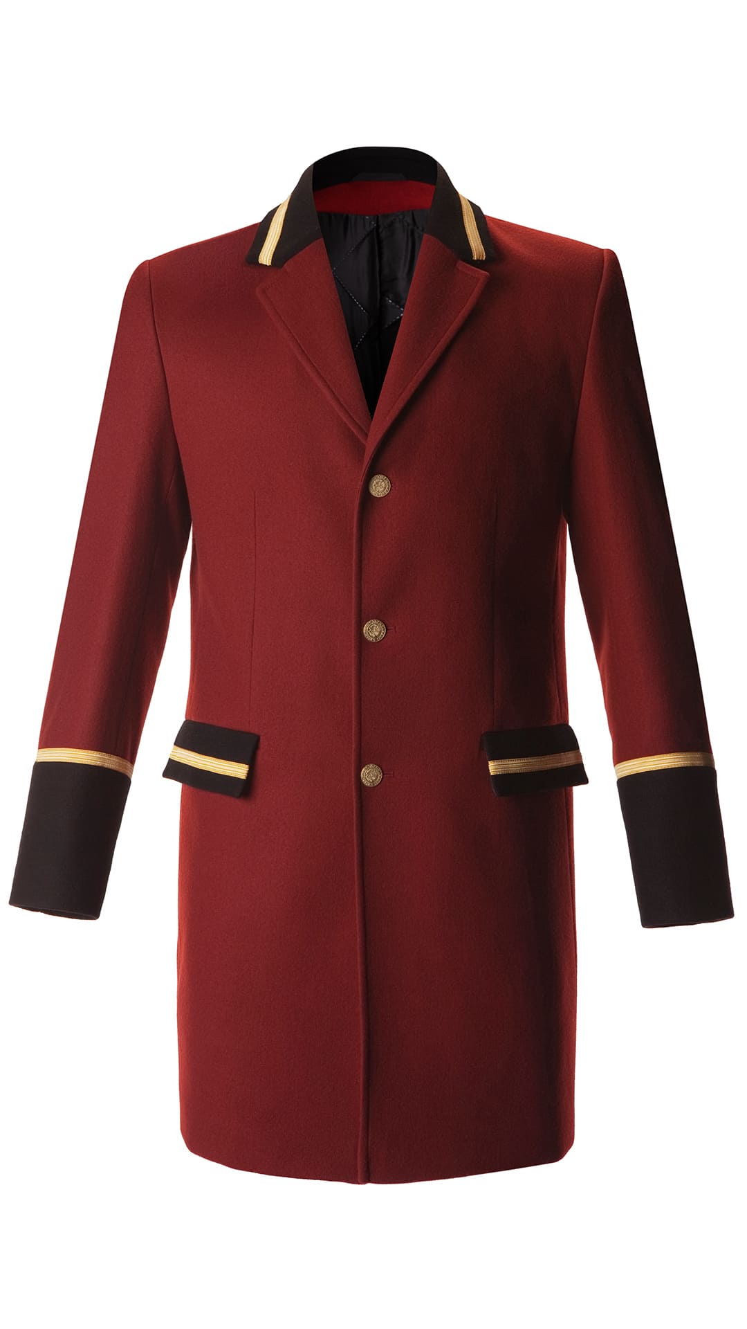 67727 Жакет удлиненный  Швейцар bordeaux (бордо) El-Risto  Бренд "El-Risto" (Эль Ристо), каталог товаров размер 50/182  - Вид №3