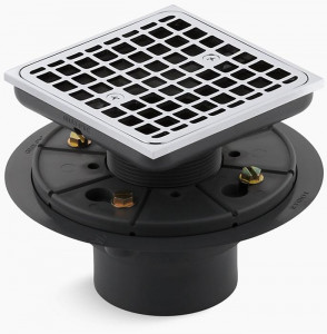 KOHLER Водоотводящий желоб ClearFlo  Square, облицованный плиткой K-9136-CP