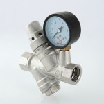 VT.082.N.05 Редуктор давления с фильтром и манометром Valtec 3/4"  - Вид №1