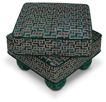 Malabar Низкий табурет, обитый бархатом sun-id-1498316 - Вид №2