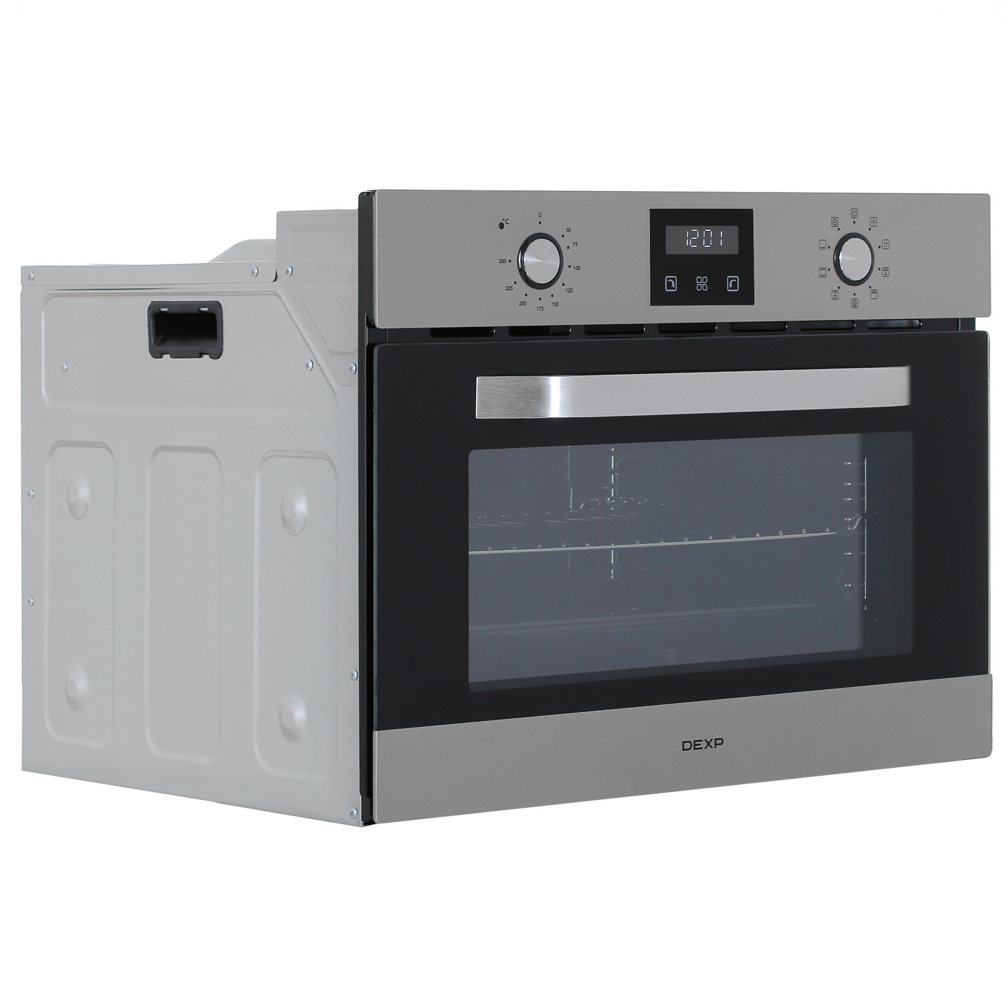 9047523 Электрический духовой шкаф DEXP 1YLO60CDS серебристый STDN-0100894 - Вид №1