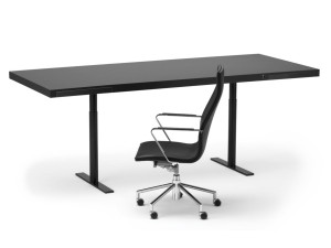 Регулируемый по высоте стол с ящиками