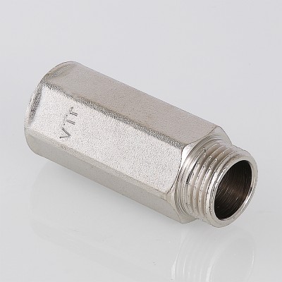 VTr.197.N.0420 Фитинг резьбовой – удлинитель Valtec 1/2" х 20 мм  - Вид №5