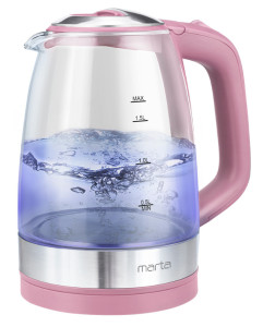 9058601 Электрочайник MARTA MT-1078 розовый